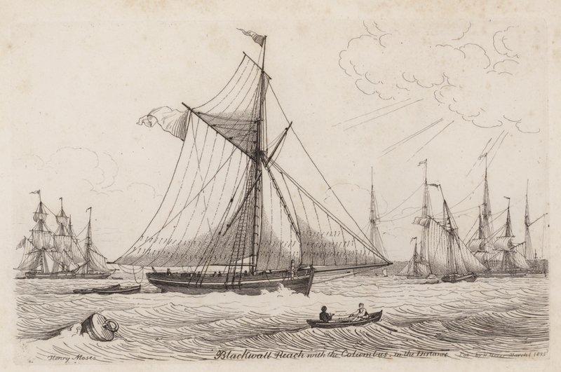 Blackwall Reach et le Columbus au loin - Henry Moses