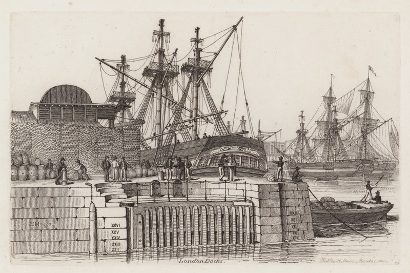 Docks de Londres - Henry Moses
