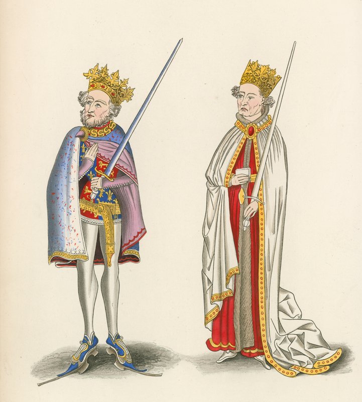 Roi Jean et Roi Henri I, vers 1440 - Henry Shaw