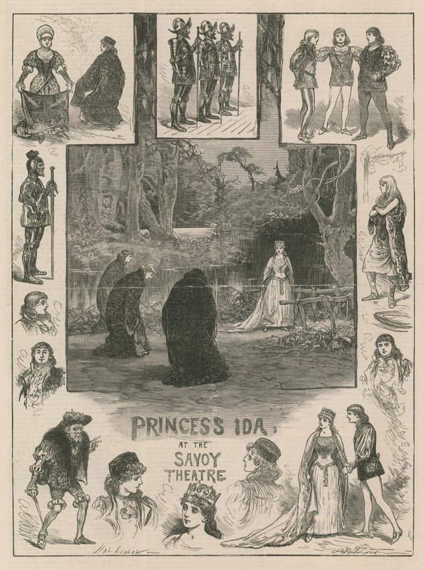 Princesse Ida au Savoy Theatre (gravure) - Henry Stephen (b.1861 fl.1880 1925) Ludlow