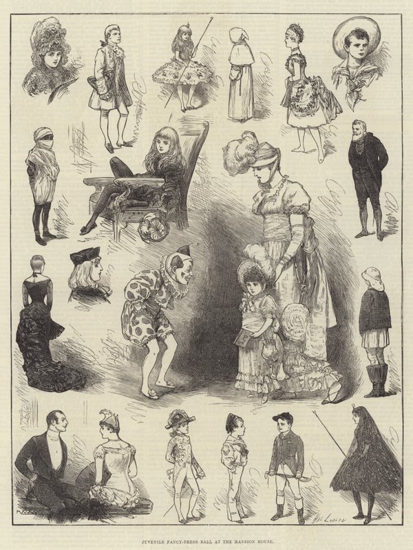Bal costumé pour enfants à la Mansion House - Henry Stephen Ludlow