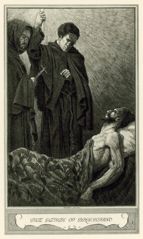 Le Diable Blanc par John Webster : La Mort de Brachiano - Henry Weston Keen