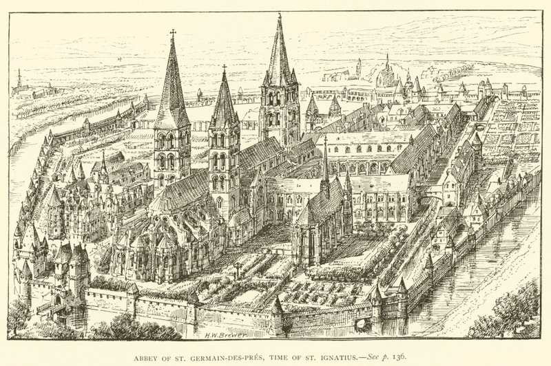 Abbaye de Saint-Germain-des-Prés, époque de Saint Ignace - Henry William Brewer