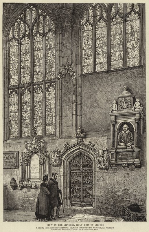 Vue dans le chœur, église de la Sainte-Trinité - Henry William Brewer