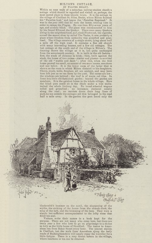 Cottage de Milton à Chalfont St Giles - Herbert Railton