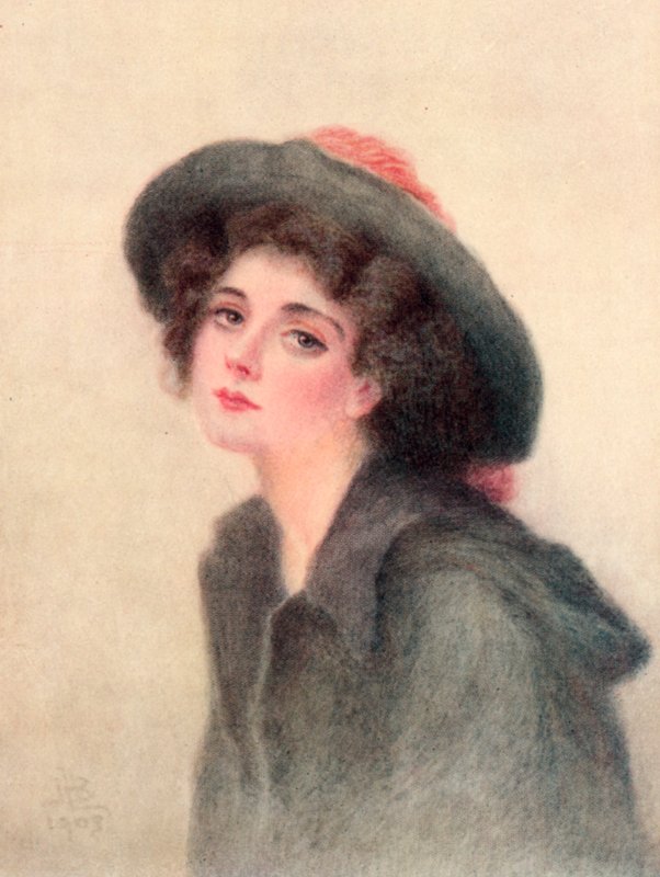 Evan Harrington : Rose Jocelyn (lithographie couleur) - Herbert Bedford