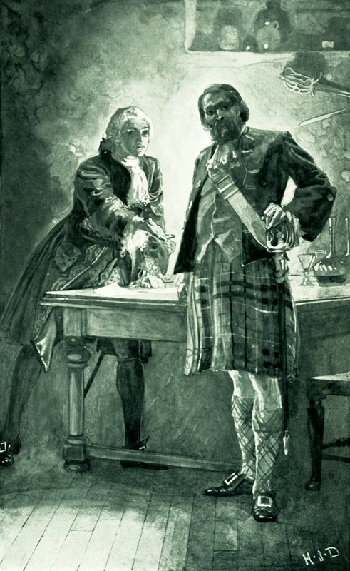 Le Prince Charles appelle Cameron de Lochiel à rejoindre sa cause - Herbert James Draper