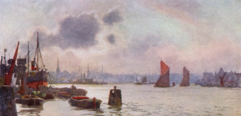 Lavender Wharf - Herbert Menzies (after) Marshall