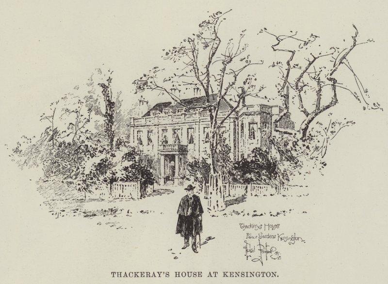 La maison de Thackeray à Kensington - Herbert Railton