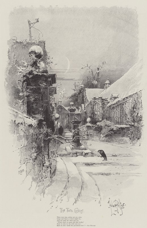 Les deux corbeaux - Herbert Railton