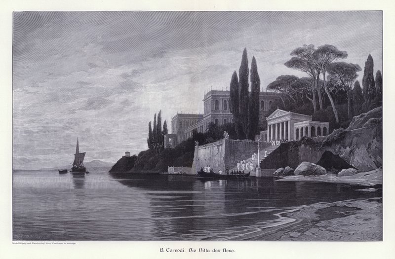 La Villa de Néron - Herman David Salomon Corrodi