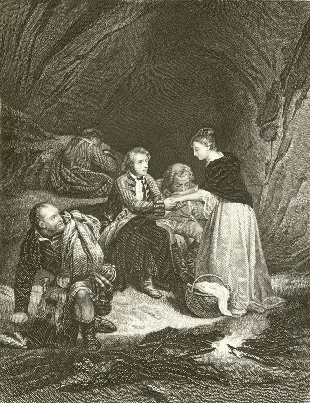 Charles Edward (le Prétendant) et Flora Macdonald - Hippolyte Delaroche