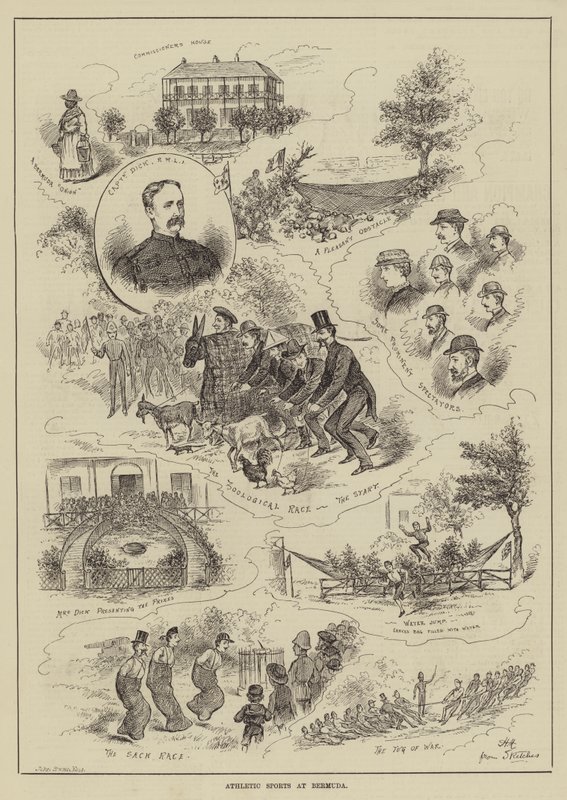 Sports athlétiques aux Bermudes - Horace Morehen