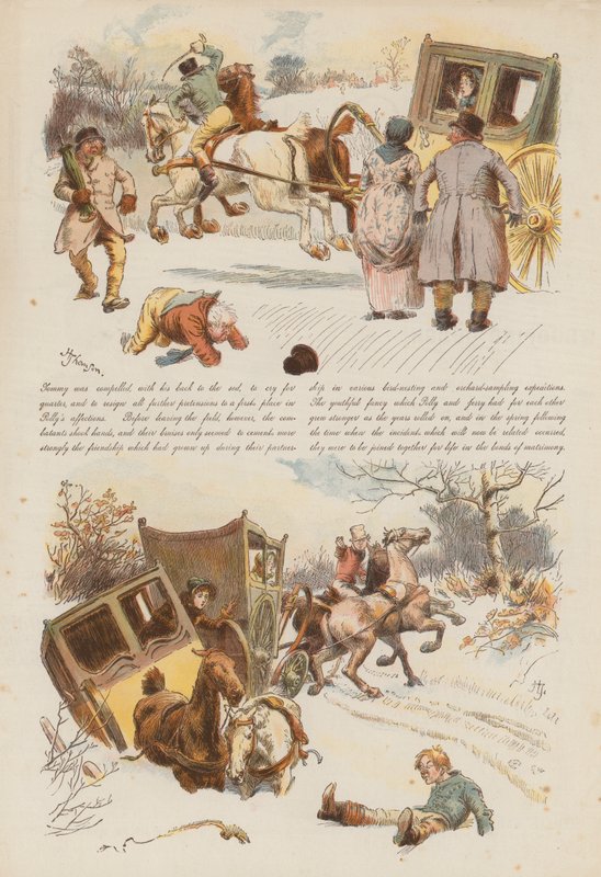 Les Amours et les Jalousies de Deux Joyeux Postiers - Hugh Thomson