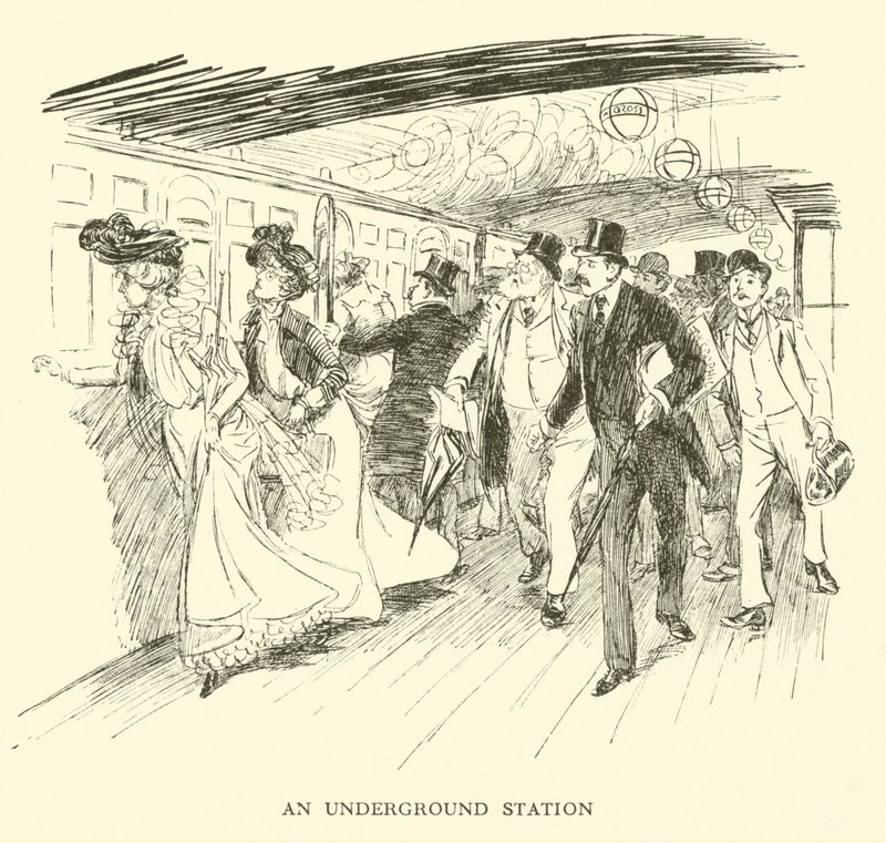 Une station de métro - Hugh Thomson