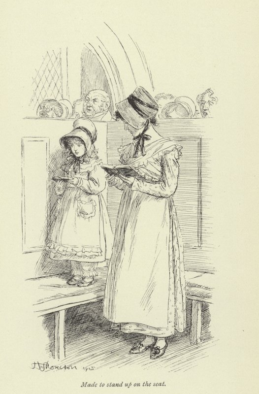 Illustration pour Amos Barton de George Eliot - Hugh Thomson
