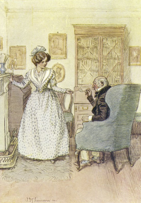 Illustration pour Le Repentir de Janet de George Eliot - Hugh Thomson