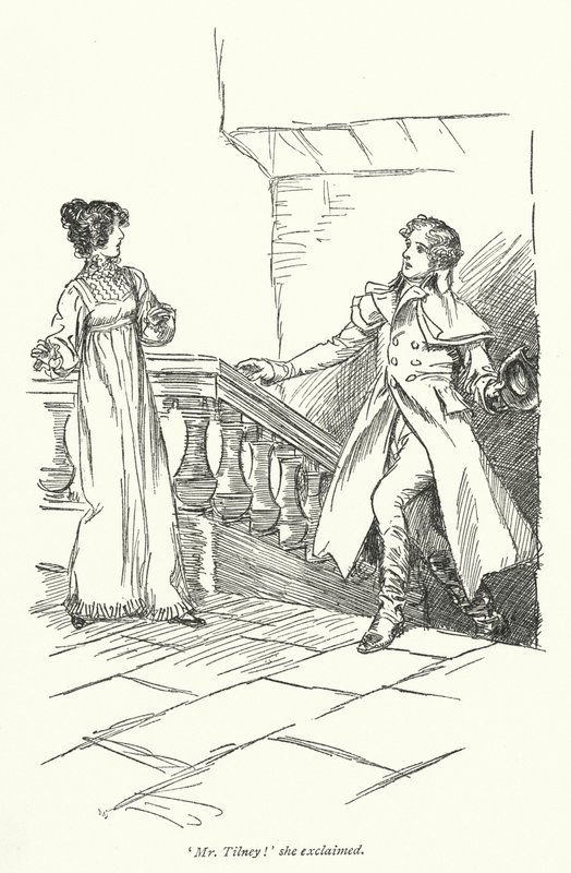 Illustration pour Northanger Abbey de Jane Austen - Hugh Thomson