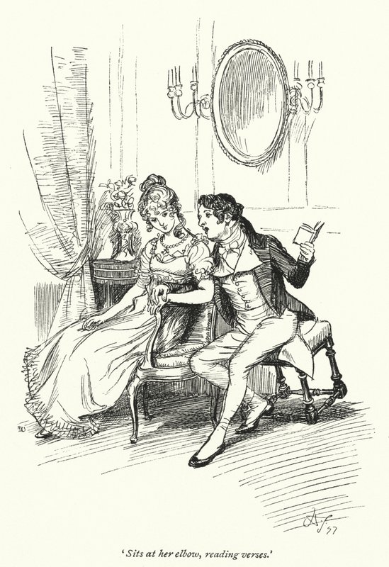 Illustration pour Persuasion de Jane Austen - Hugh Thomson