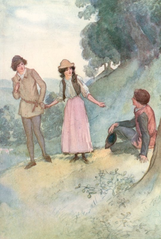 Illustration pour Comme il vous plaira de Shakespeare - Hugh Thomson