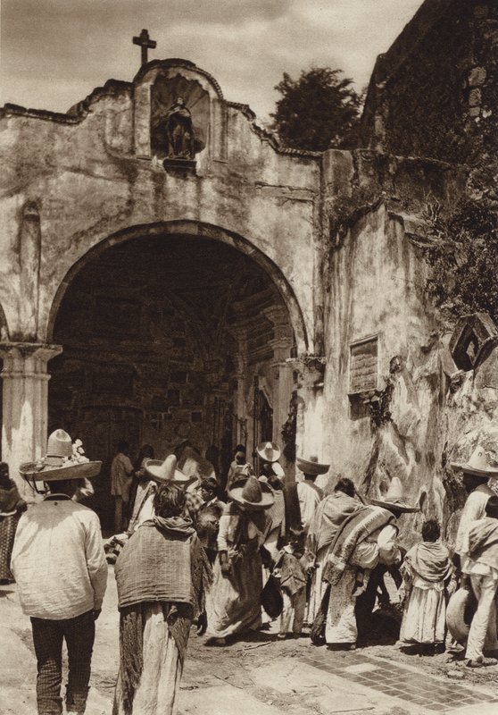 Mexique : Amecameca, Entrée de l