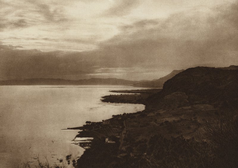 Mexique : Lac Chapala (photo n/b) - Hugo Brehme
