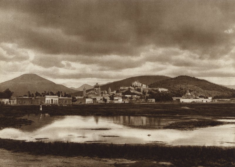 Mexique : Site de pèlerinage Guadalupe Hidalgo (photo n/b) - Hugo Brehme