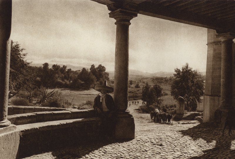 Mexique : San Esteban, périphérie de la capitale Mejico (photo n/b) - Hugo Brehme
