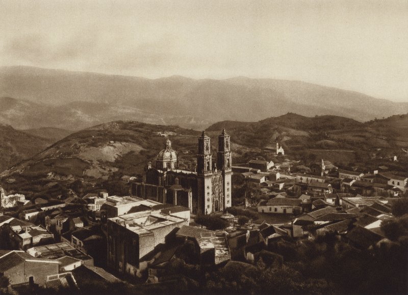 Mexique : Taxco (photo n/b) - Hugo Brehme