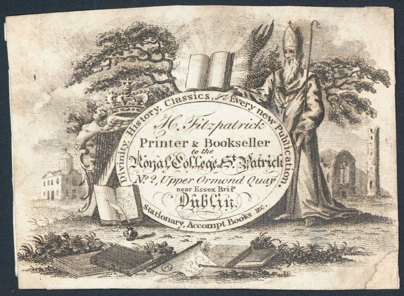 Carte de Visite, H Fitzpatrick (gravure) - Irish School