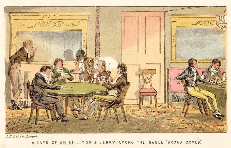 Une Partie de Whist - Isaac, Robert and George Cruikshank