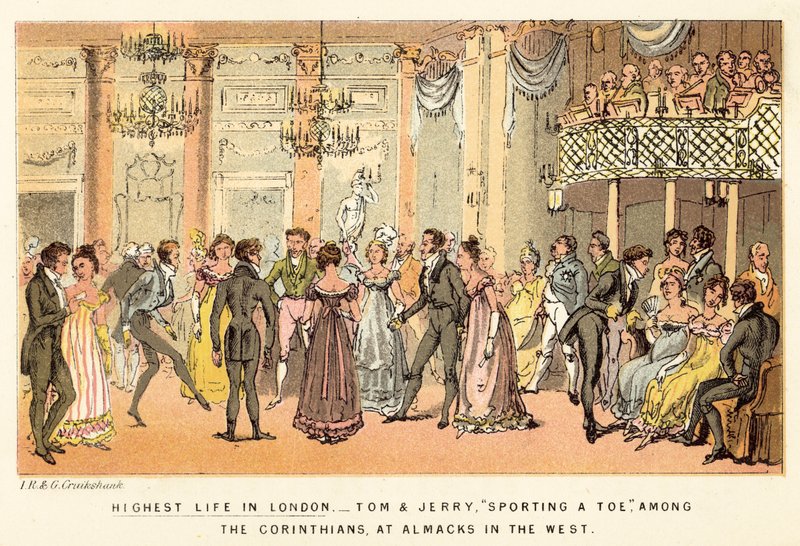La Vie la Plus Haute à Londres - Isaac, Robert and George Cruikshank