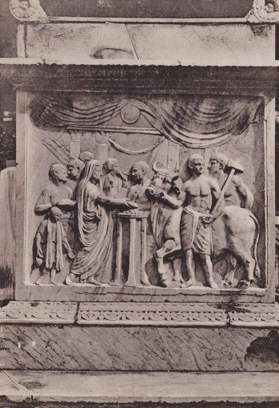 Ara Del Tempio Di Mercurio Di Vespasiano, Autel du temple de Mercure ou de Vespasien - Italian Photographer