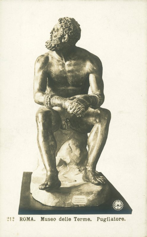 Boxeur au repos, Palazzo Massimo alle Terme, Rome (photo n/b) - Italian Photographer