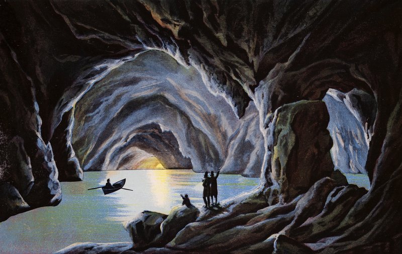 Capri, Grotte bleue (photo couleur) - Italian Photographer