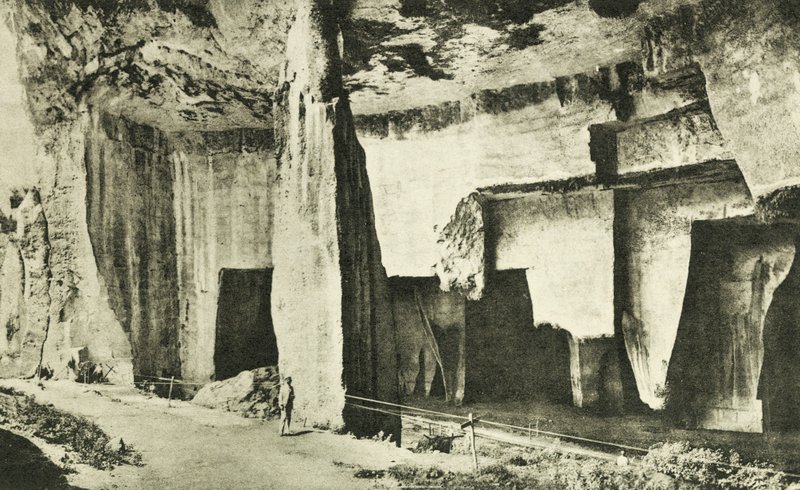 Latomia del Paradiso ou dei Cordari (photo n/b) - Italian Photographer