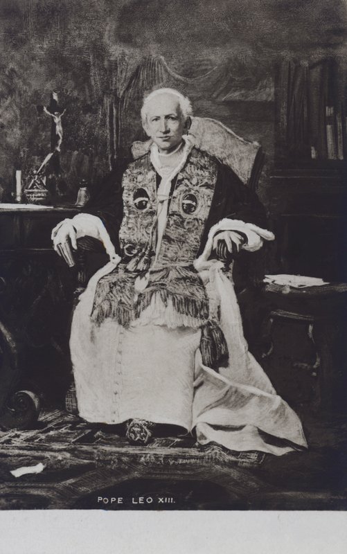 Pape Léon XIII (photo n/b) - Italian Photographer
