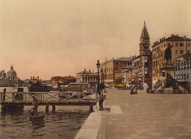Venezia / Venise : Riva degli Schiavoni (photo en couleur) - Italian Photographer