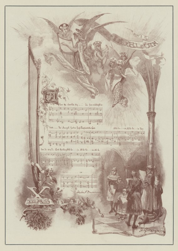 Au-dessus du ciel bleu clair (gravure) - Italian School