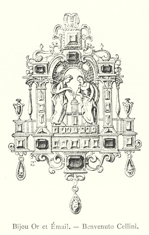Bijou or et émail, Benvenuto Cellini - Italian School