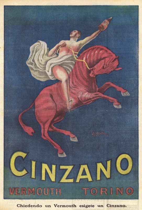 Cinzano Vermouth Turin (lithographie couleur) - Italian School