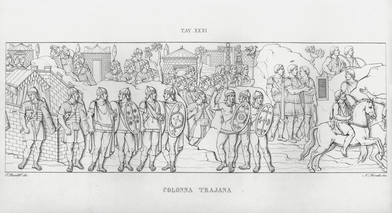 La Colonne Trajane - Italian School