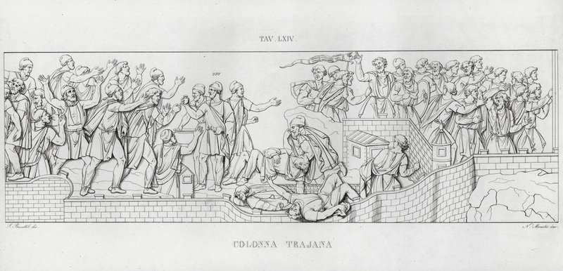 La Colonne Trajane (gravure) - Italian School