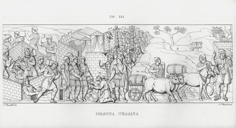 La Colonne Trajane - Italian School