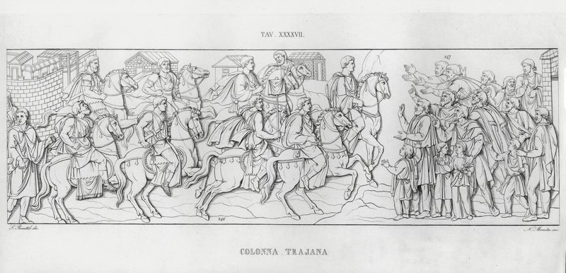 La Colonne Trajane - Italian School
