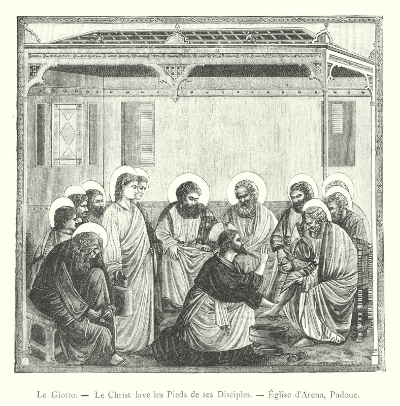 Le Giotto, Le Christ lave les pieds de ses disciples, Église d
