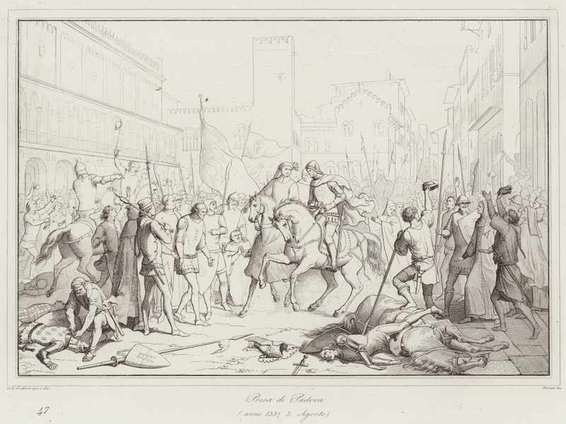 Prise de Padoue - Italian School