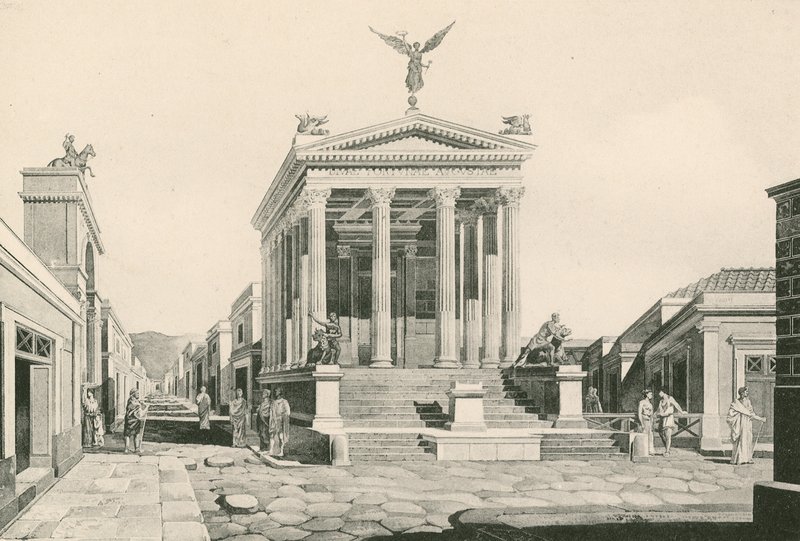 Le temple de la Fortune tel qu