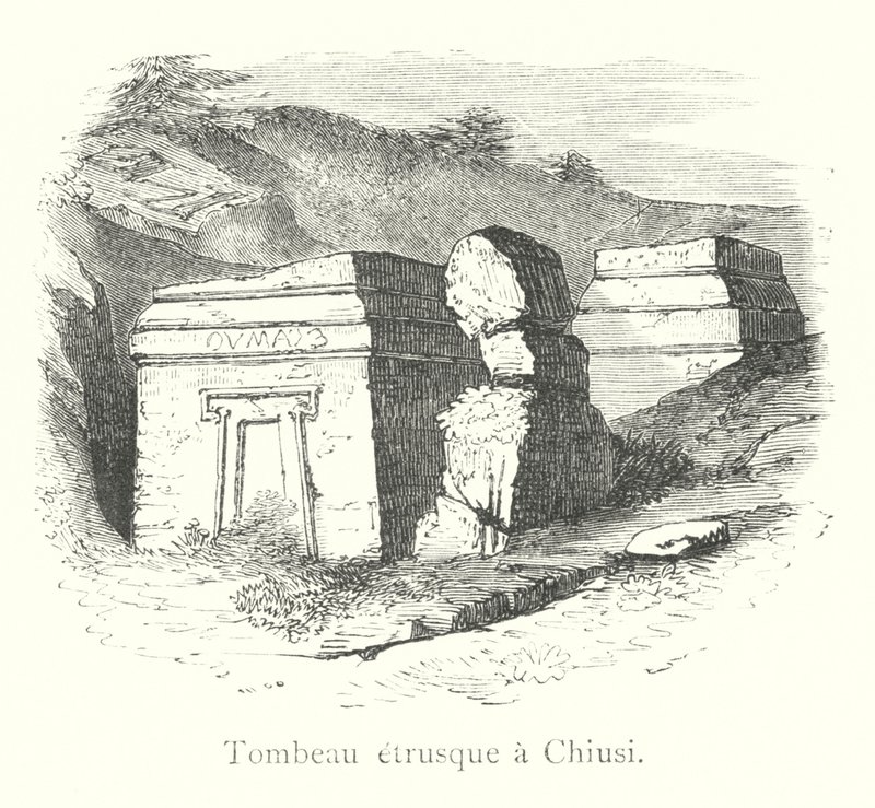 Tombeau étrusque à Chiusi - Italian School