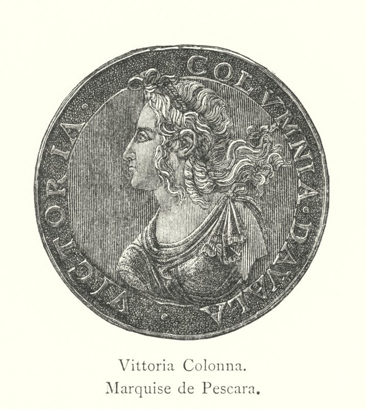 Vittoria Colonna, marquise de Pescara - Italian School